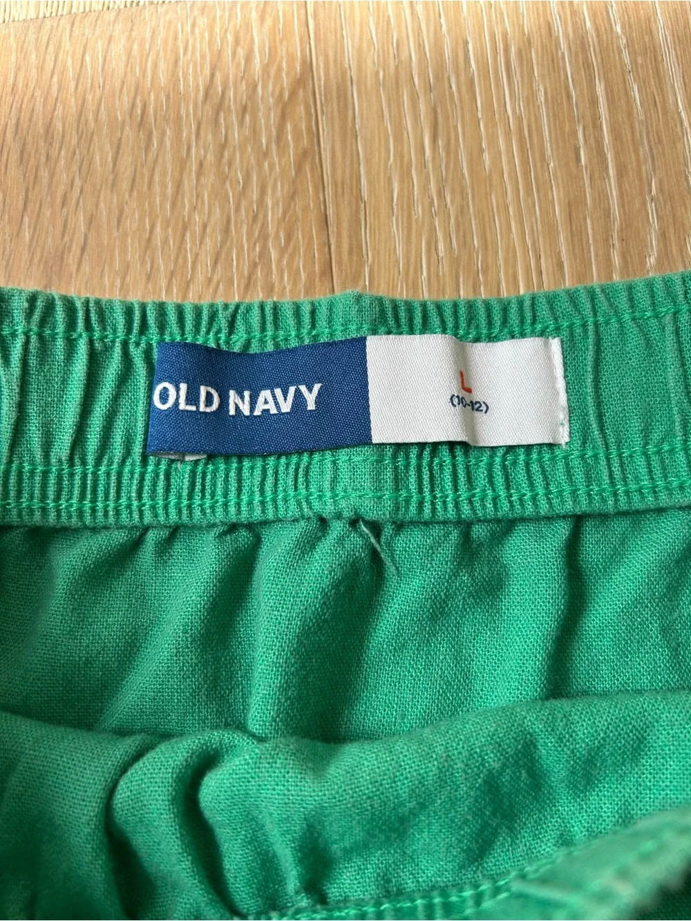 Old Navy Green Elastic Waist Skirt